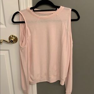 Abercrombie and Fitch Pink Long Sleeve Sweater